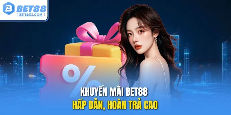 Khuyến mãi BET88 hấp dẫn, hoàn trả cao